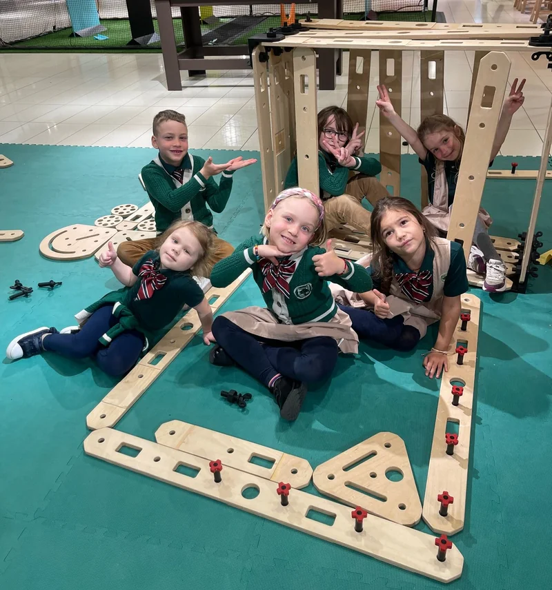 Students engaged in creative autonomy and hands-on learning at Alderwood Academy