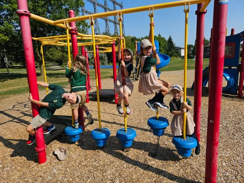 Children Playing Outdoors